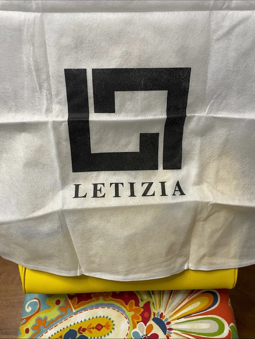 Leather Yellow Structured Top-Handle Satchel